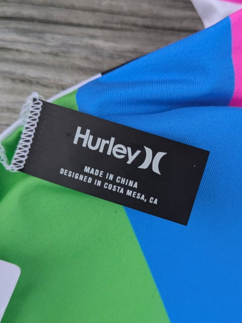 Hurley  Black and White Bikini Reversable NWT - Picture 7 of 12